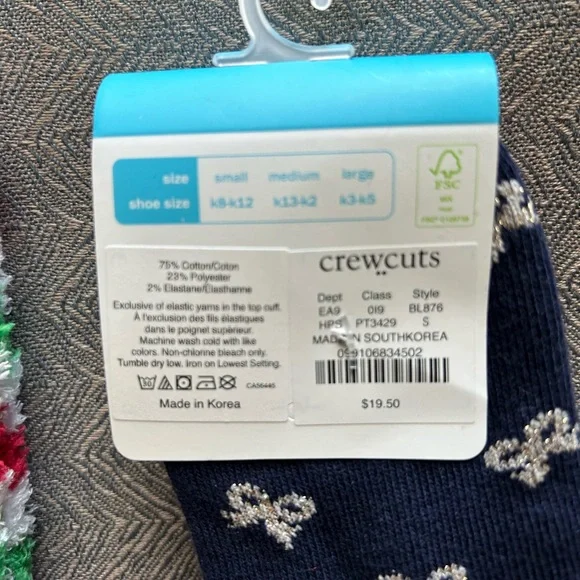 Brand New HolidayGirls Crewcut Socks! - Picture 4 of 7